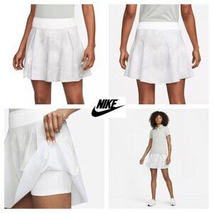 NWT $75 NIKE Women M Dri-FIT Club Golf Tennis Sport Skort Skirt Shorts Tie dye